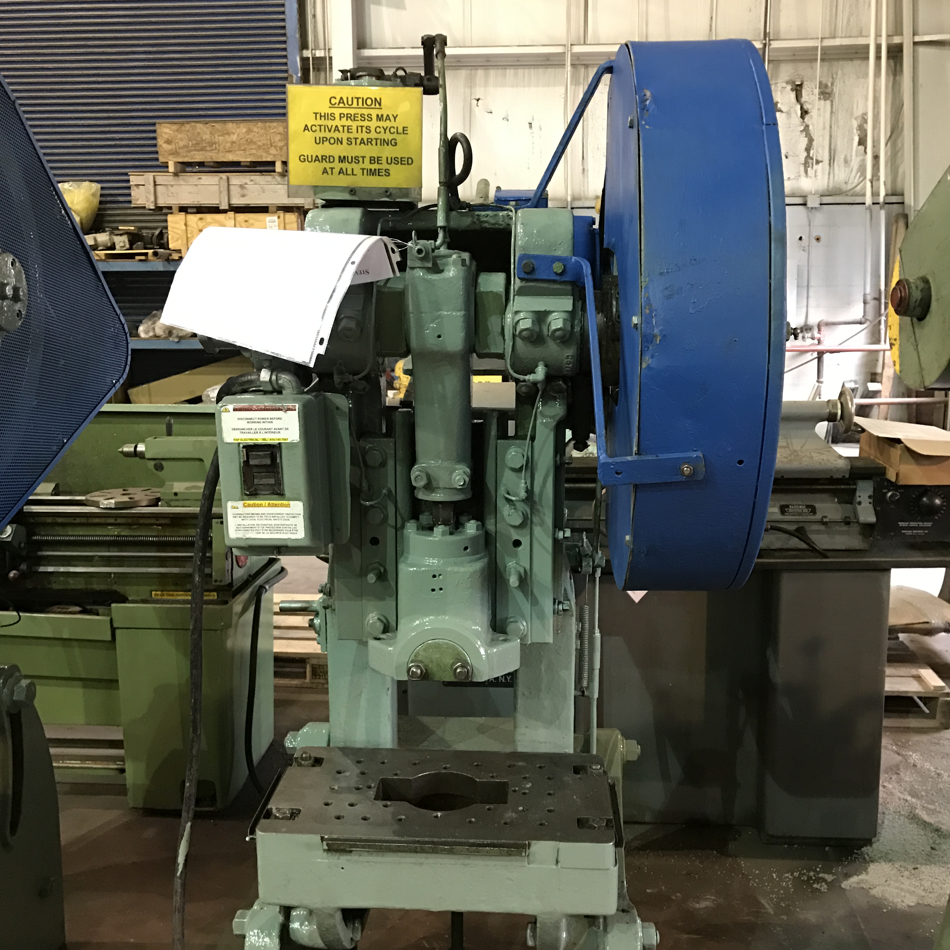 » 20 TON BROWN BOGGS OBI MECHANICAL PUNCH PRESS
